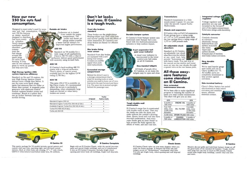 1975 Chevrolet El Camino Brochure Page 4